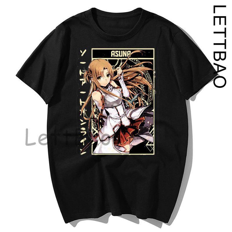 Shirts Short Fashion Men Kirito And Asuna Form Sword Art Online Sao Tshirt Harajuku Shirt Men' T-Shirts, Bk-blank
Shirts Short Fashion Men Kirito And Asuna Form Sword Art Online Sao Tshirt Harajuku Shirt Men' T-Shirts, Bk-blank