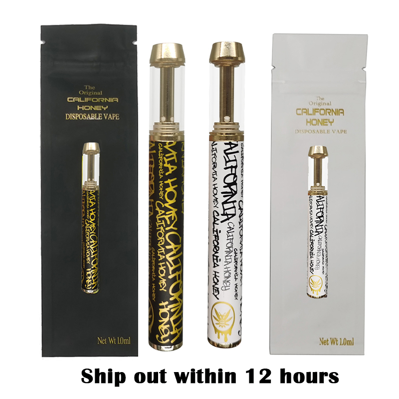 California Honey Disposable Vape Pen Empty E Cigarettes 1ml Gold Ceramic Coil Atomizers 400mah Rechargeable Battery Vaporizer Ecig Thick Oil Cartridges Package
California Honey Disposable Vape Pen Empty E Cigarettes 1ml Gold Ceramic Coil Atomizers 400mah Rechargeable Battery Vaporizer Ecig Thick Oil Cartridges Package
