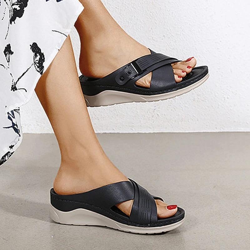 Women Slippers Round Toe Slip On Solid Color Hollow Out Flower Ladies Sandals Summer Fashion Casual Soft Comfy Female Footwear, Beige
Women Slippers Round Toe Slip On Solid Color Hollow Out Flower Ladies Sandals Summer Fashion Casual Soft Comfy Female Footwear, Beige