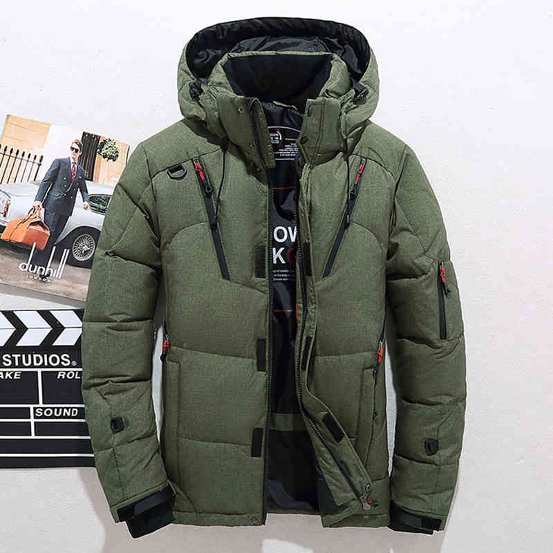 Men's White Duck Down Jacket Warm Hooded Thick Puffer Jacket Coat Male Casual High Quality Overcoat Thermal Winter Parka Men 210518, Gray
Men's White Duck Down Jacket Warm Hooded Thick Puffer Jacket Coat Male Casual High Quality Overcoat Thermal Winter Parka Men 210518, Gray