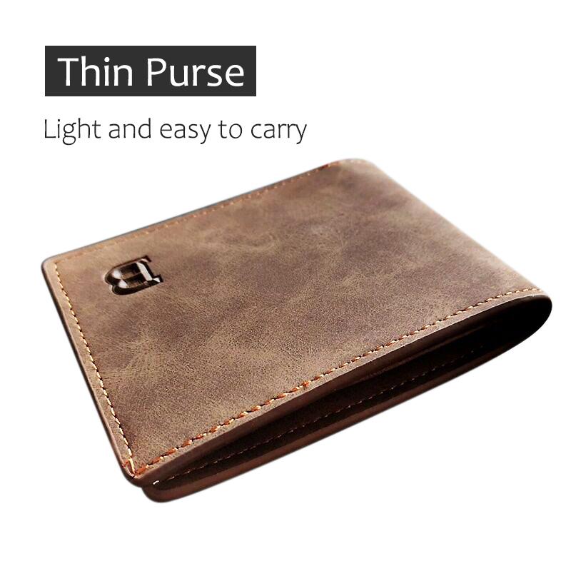 Wallets Men Small Money Purses Design Dollar Price Top Thin Wallet With Coin Bag Zipper