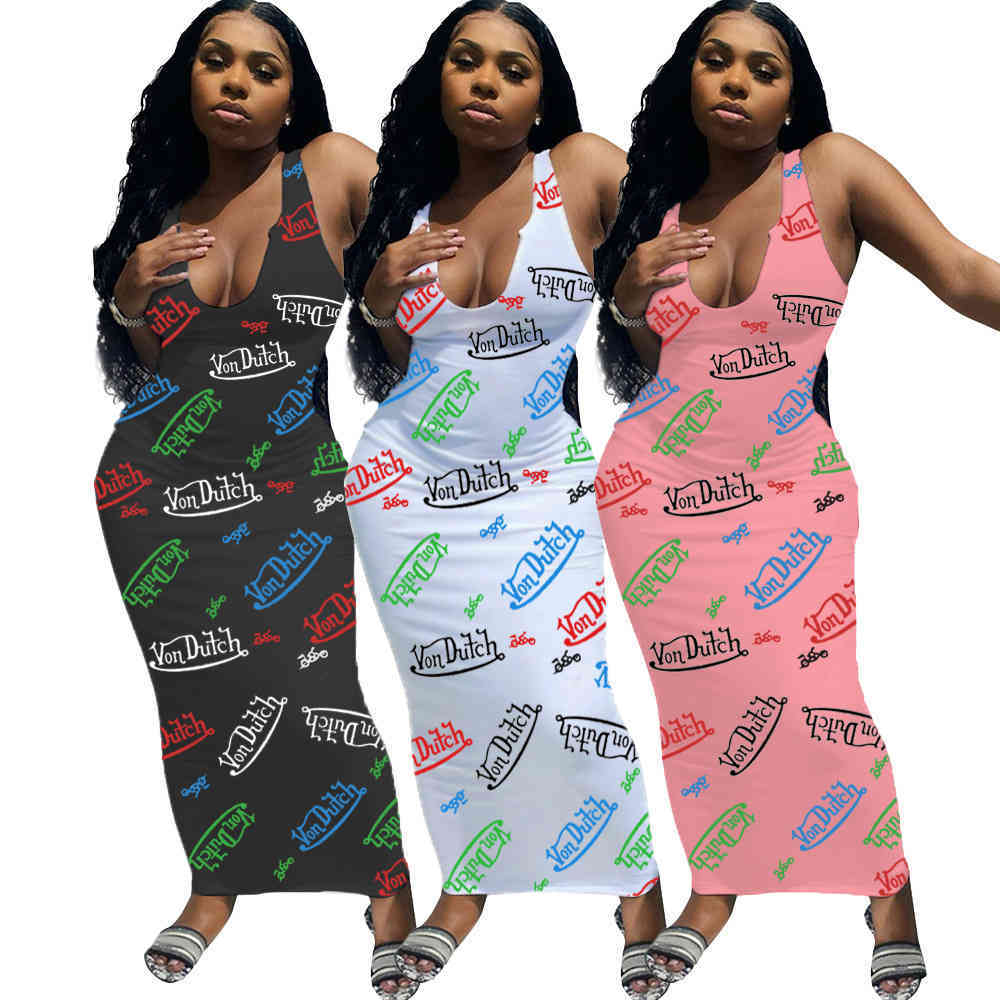 One piece Women dresses summer women' fashion sexy sleeveless letter print dress casual Vest long dress -XXL 8239, Pink
One piece Women dresses summer women' fashion sexy sleeveless letter print dress casual Vest long dress -XXL 8239, Pink