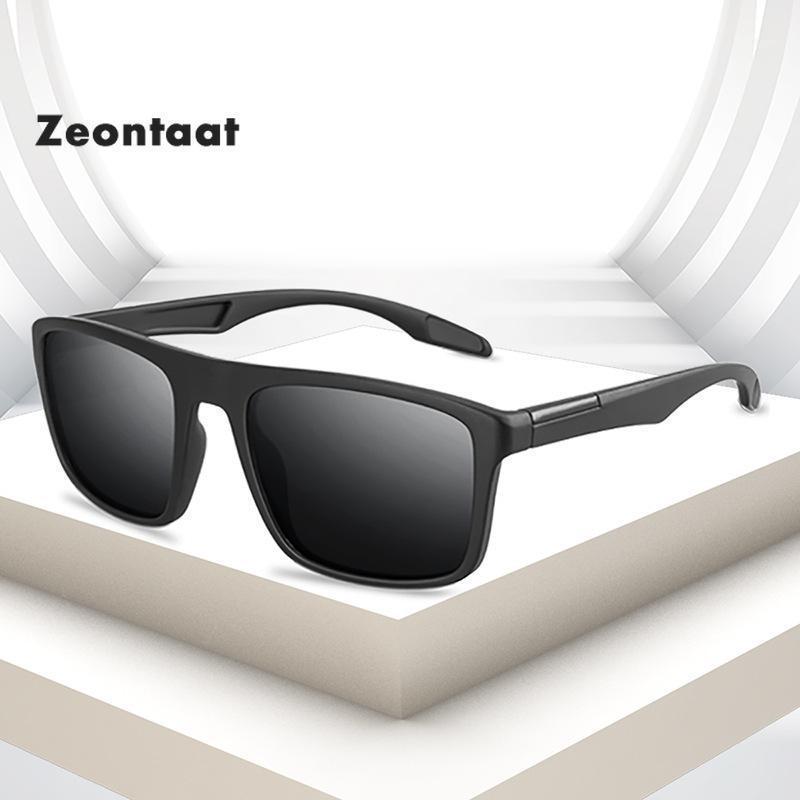 Sunglasses 1Zeontaat Square Shaped Male Trend Fashion Sports Outdoor Polarized UV400 Sun Glasses For Men1