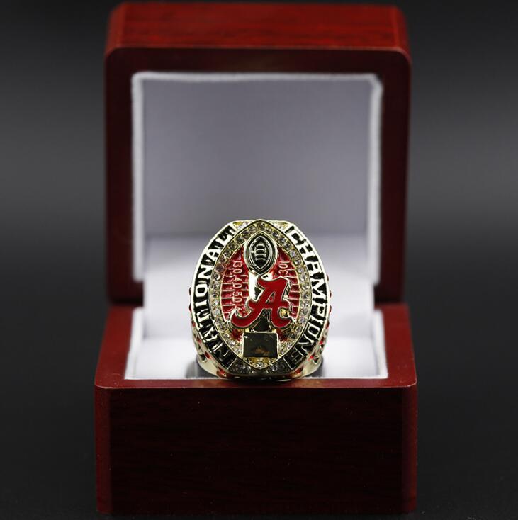 2020 2021 Alabama Crimson Tide National Championship Ring With Wooden Display Box Souvenir Fan Men Gift Wholesale Drop Shipping, Golden;silver
2020 2021 Alabama Crimson Tide National Championship Ring With Wooden Display Box Souvenir Fan Men Gift Wholesale Drop Shipping, Golden;silver