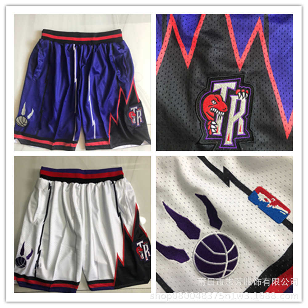 Shorts pants Raptors Mn pocket pants purple white embroidered basketball pants, White;black
Shorts pants Raptors Mn pocket pants purple white embroidered basketball pants, White;black