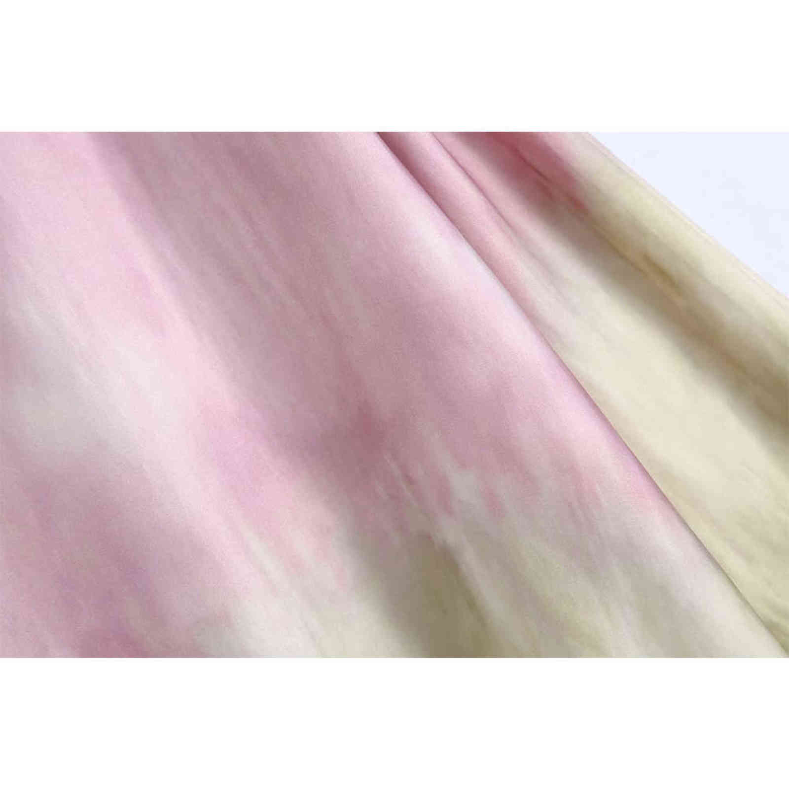 Women Two Piece Set Multiway Tie dye Shirt & Wrap Trousers Chic Lady Fashion Casual Cozy Woman Outfits Pants Sets 211105