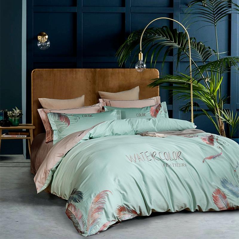 Bedding Sets Luxury Egyptian Cotton King Bed Set Chinese Embroidery Duvet Cover Pillowcase 4/6Pcs Sheet
Bedding Sets Luxury Egyptian Cotton King Bed Set Chinese Embroidery Duvet Cover Pillowcase 4/6Pcs Sheet