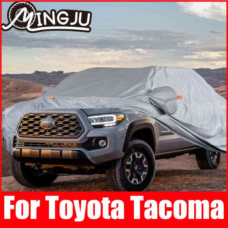 Exterior Pickup trucks Car Cover Outdoor Protection Full Covers Snow Sunshade Waterproof Dustproof for Toyota Tacoma Accessories W220303
Exterior Pickup trucks Car Cover Outdoor Protection Full Covers Snow Sunshade Waterproof Dustproof for Toyota Tacoma Accessories W220303