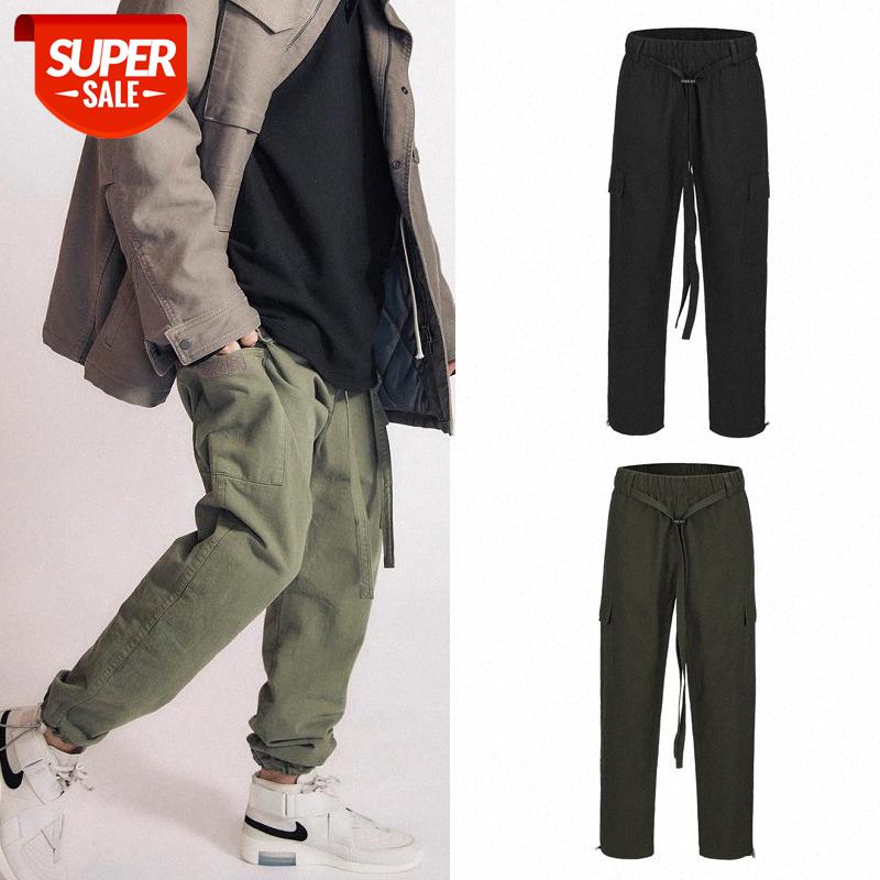 INS functional overalls men's long rope elastic waist loose casual trousers closed feet #3O2u, Black
INS functional overalls men's long rope elastic waist loose casual trousers closed feet #3O2u, Black