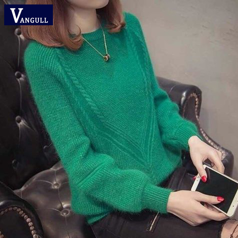 Vangull Women Knitted Sweater Spring Autumn New Elastic Solid Sweater Lady Knitted Long Sleeve O-neck Sweater Women Pullovers, Green
Vangull Women Knitted Sweater Spring Autumn New Elastic Solid Sweater Lady Knitted Long Sleeve O-neck Sweater Women Pullovers, Green