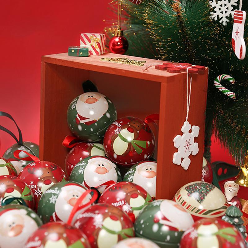 Party Decoration 1PC Christmas Tree Hanging Ornaments Xmas Candy Box Round Snowman Elk Santa Pattern Storage Case
Party Decoration 1PC Christmas Tree Hanging Ornaments Xmas Candy Box Round Snowman Elk Santa Pattern Storage Case