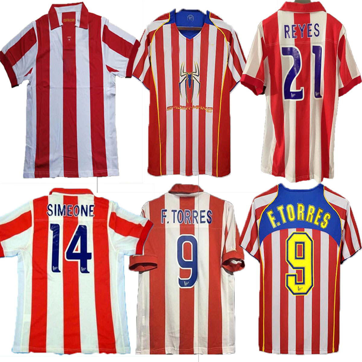 Atletico Madrid 2003 2004 2005 Retro Soccer Jerseys home 18 19 F.TORRES 04 05 vintage Camiseta de futbol classic commemorate football shirt, Multi
Atletico Madrid 2003 2004 2005 Retro Soccer Jerseys home 18 19 F.TORRES 04 05 vintage Camiseta de futbol classic commemorate football shirt, Multi