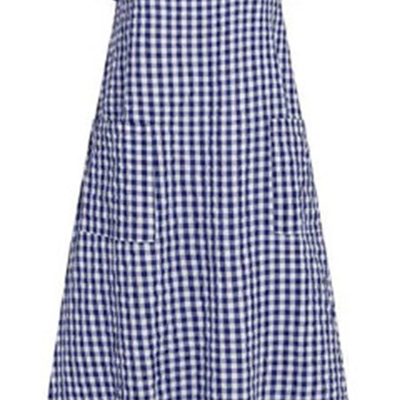 Short Sleeve Plaid O Neck A-Line Mid-Calf Summer Dresses Women 210615Z
