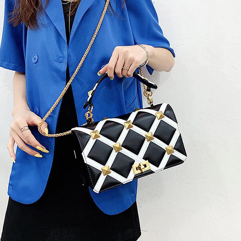 Evening Bags Luxury Designer Handbags For Women Shoulder High Quality Rivet Top Handle Ladies Hand Messenger Bag
Evening Bags Luxury Designer Handbags For Women Shoulder High Quality Rivet Top Handle Ladies Hand Messenger Bag