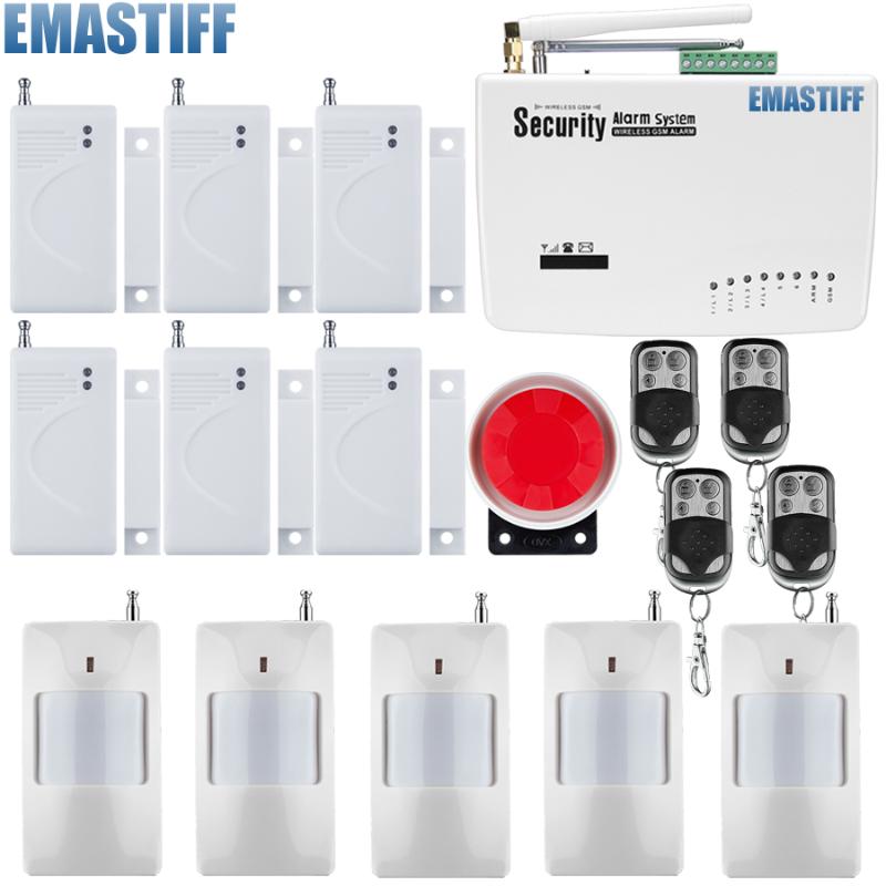 Alarm Systems Wireless Wired GSM Home Security Burglar System +Infrared Sensor+Door/window Sensor+Remote Control
Alarm Systems Wireless Wired GSM Home Security Burglar System +Infrared Sensor+Door/window Sensor+Remote Control