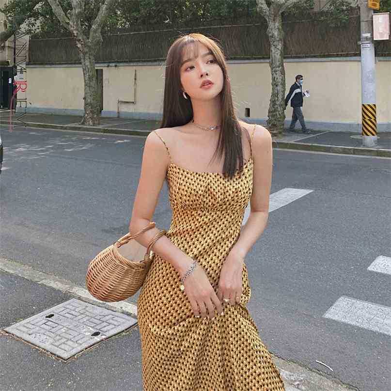 Women Printing Spaghetti mid-long Dress arrivals Slash Neck Sleeveless Loose Fit Fashion Summer 2E1629 210526, Yellow
Women Printing Spaghetti mid-long Dress arrivals Slash Neck Sleeveless Loose Fit Fashion Summer 2E1629 210526, Yellow