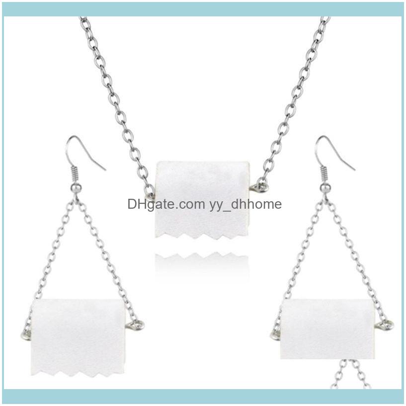 & Sets Jewelryresin Toilet Paper Dangle Earring Necklace Set Girls Cool Party Jewelry Cute Mini Child Qualitied 3D Weave Earrings Drop Deliv, As pic
& Sets Jewelryresin Toilet Paper Dangle Earring Necklace Set Girls Cool Party Jewelry Cute Mini Child Qualitied 3D Weave Earrings Drop Deliv, As pic