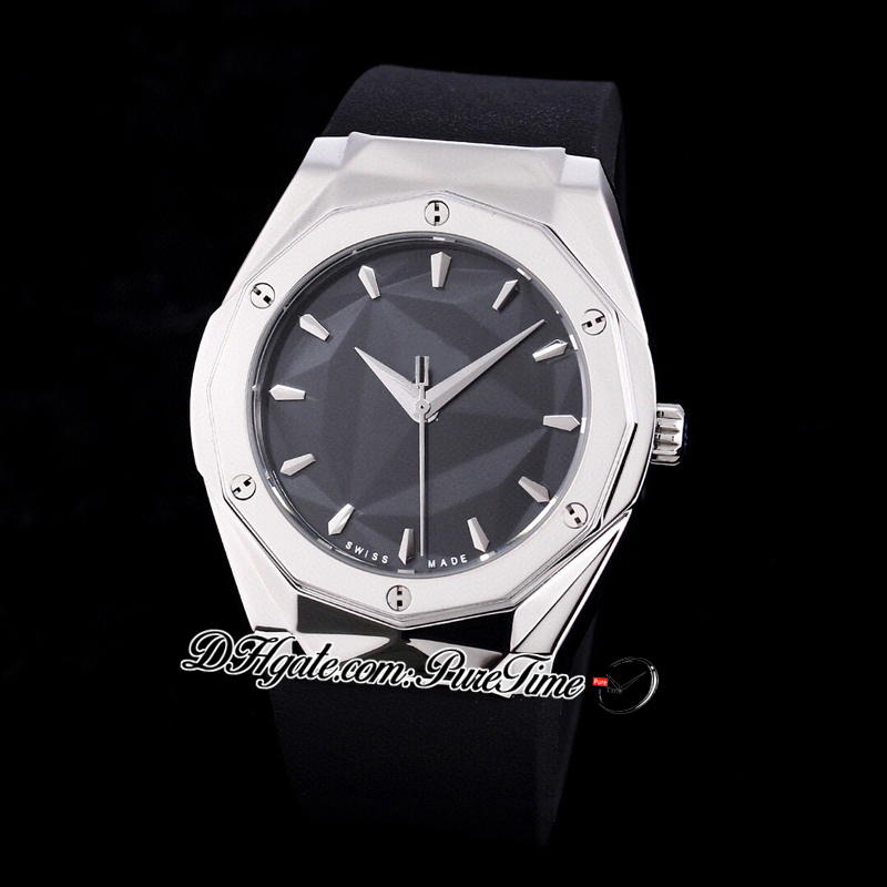 2021 Classic Polished Titanium Steel Miyota Automatic Mens Watch Black Faceted Dial Rhodium Plated Index Markers Rubber Strap Watches Puretime F01a1, Customized waterproof service
2021 Classic Polished Titanium Steel Miyota Automatic Mens Watch Black Faceted Dial Rhodium Plated Index Markers Rubber Strap Watches Puretime F01a1, Customized waterproof service