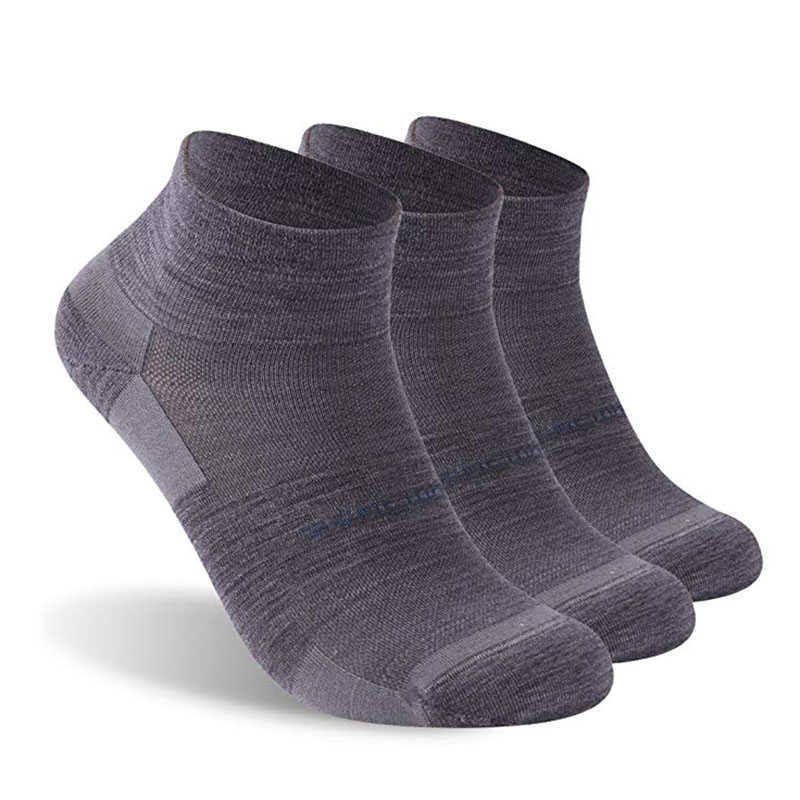 3 Pairs Athletic Running Socks, ZEALWOOD Unisex Merino Wool Anti-blister Cushion Hiking Socks H0911, Black
3 Pairs Athletic Running Socks, ZEALWOOD Unisex Merino Wool Anti-blister Cushion Hiking Socks H0911, Black