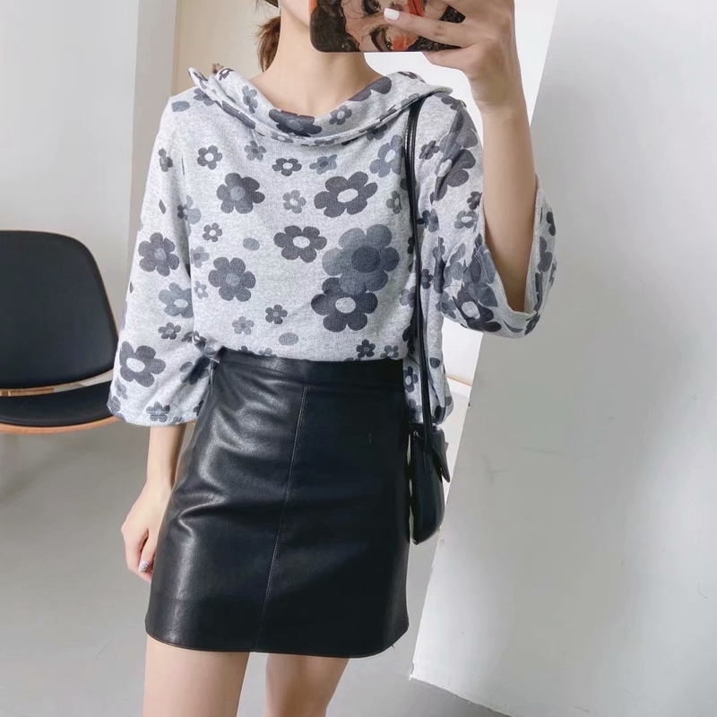 Spring Design Flower Pullover Shirts Ladies Plus Size Loose Cotton Blouse Knit Tops Casual Street wear XZ2524 210525, Gray
Spring Design Flower Pullover Shirts Ladies Plus Size Loose Cotton Blouse Knit Tops Casual Street wear XZ2524 210525, Gray