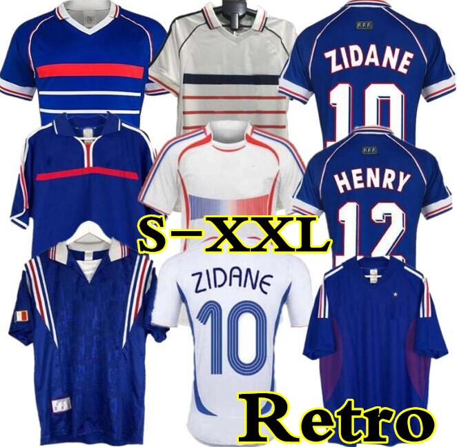 1998 RETRO 2002 ZIDANE HENRY FRANCE soccer jerseys 1996 2004 Football 1984 shirt Trezeguet 1982 Deschamps 2000 Pires Maillot de footbal, 2006
1998 RETRO 2002 ZIDANE HENRY FRANCE soccer jerseys 1996 2004 Football 1984 shirt Trezeguet 1982 Deschamps 2000 Pires Maillot de footbal, 2006