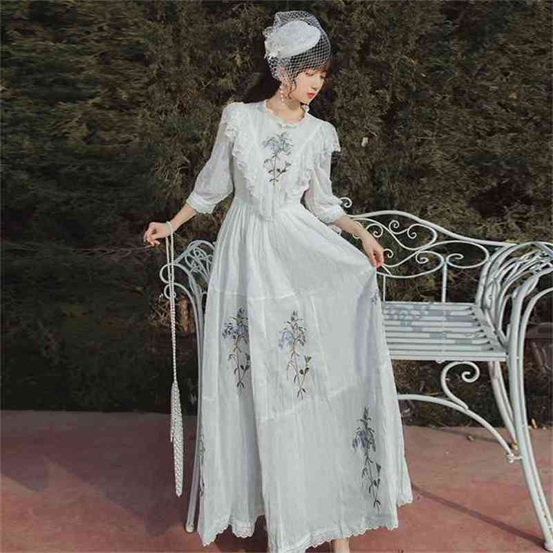 Elegant Summer Maxi White Cotton Long Dress Embroidery Women Vestido Fit and Flare Evening Party Fraiy 210603, Blue
Elegant Summer Maxi White Cotton Long Dress Embroidery Women Vestido Fit and Flare Evening Party Fraiy 210603, Blue