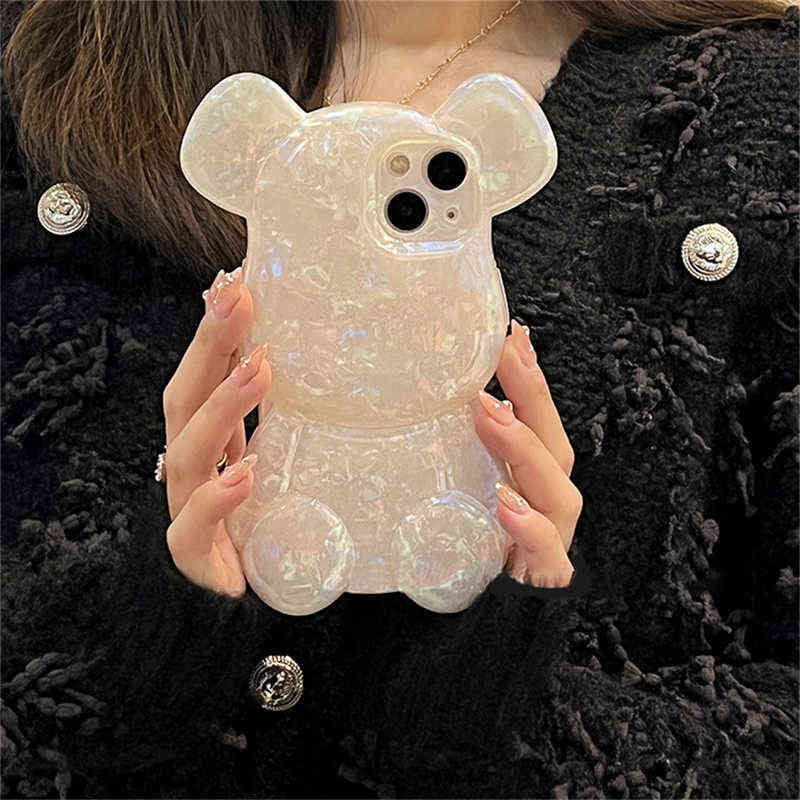 Stylish Cartoon 3D Bear Shell Pettern Phone Case For iPhone 13 12 11 Pro Max X XS XR Luxury Shockproof Soft Silicone Back Cover AA220308
Stylish Cartoon 3D Bear Shell Pettern Phone Case For iPhone 13 12 11 Pro Max X XS XR Luxury Shockproof Soft Silicone Back Cover AA220308
