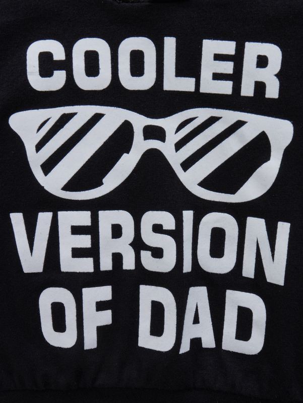 Baby Letter Graphic Hoodie & Camo Print Sweatpants SHE