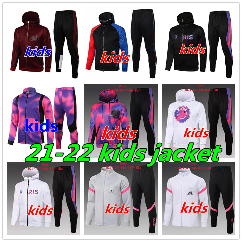21 22 Paris hoodie soccer jacket kids tracksuit football 2021 2022 pink Survêtement child full zipper training suit, Customize
21 22 Paris hoodie soccer jacket kids tracksuit football 2021 2022 pink Survêtement child full zipper training suit, Customize