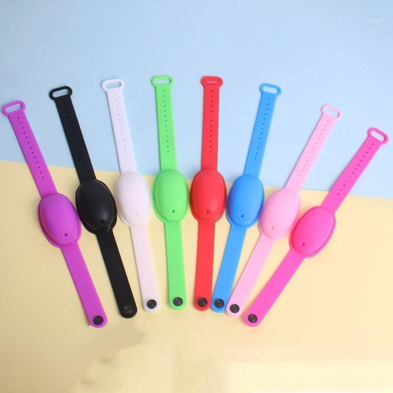 Storage Bottles & Jars Silicone Hand Sanitizer Bracelet With Bottle Portable Disinfectant Containers Wristband Dispenser
Storage Bottles & Jars Silicone Hand Sanitizer Bracelet With Bottle Portable Disinfectant Containers Wristband Dispenser
