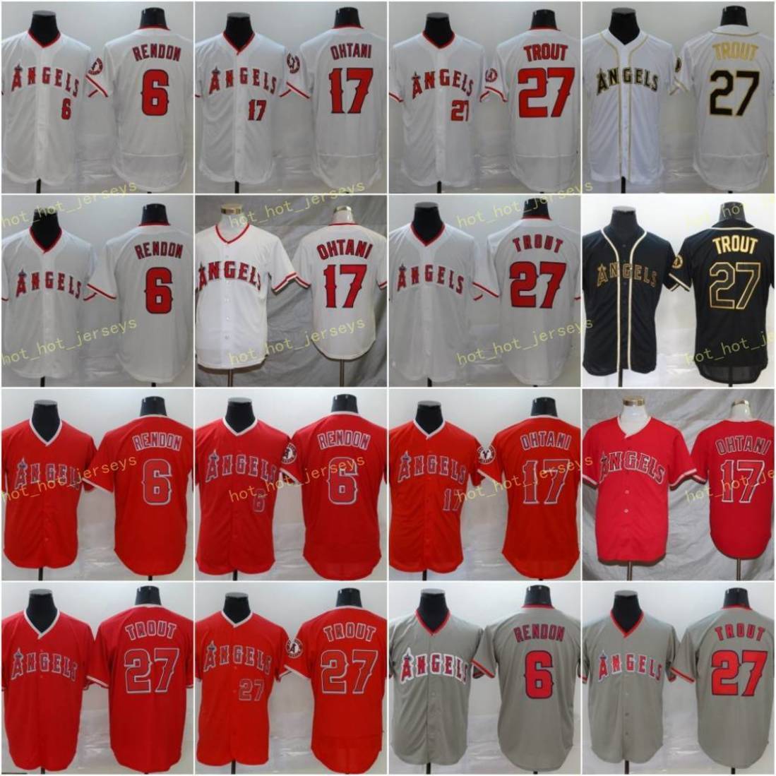 Mens 6 Anthony Rendon Baseball Jerseys 17 Shohei Ohtani 27 Mike Trout Stitched Flexbase Cool Base Team White Red Black Grey, Blue;black
Mens 6 Anthony Rendon Baseball Jerseys 17 Shohei Ohtani 27 Mike Trout Stitched Flexbase Cool Base Team White Red Black Grey, Blue;black