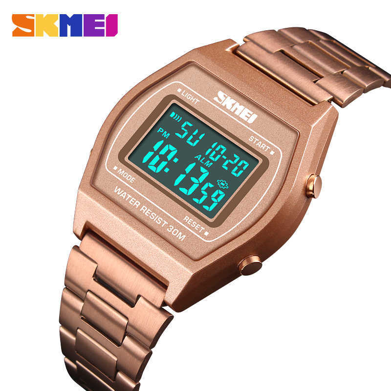 SKMEI Men Lady Luxury Digital Watch Stopwatch Fashion Man Clock Top Brand Outdoor Wristwatches erkek kol saati 1328 210616, Gold black
SKMEI Men Lady Luxury Digital Watch Stopwatch Fashion Man Clock Top Brand Outdoor Wristwatches erkek kol saati 1328 210616, Gold black