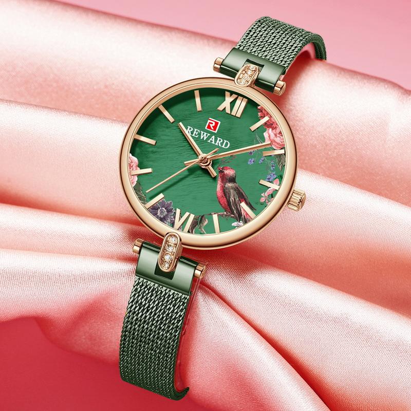 Wristwatches Luxury Women's Watches Top Brand Ultra-Thin Steel Mesh Band Quartz Watch Business Women Dress, Blue
Wristwatches Luxury Women's Watches Top Brand Ultra-Thin Steel Mesh Band Quartz Watch Business Women Dress, Blue