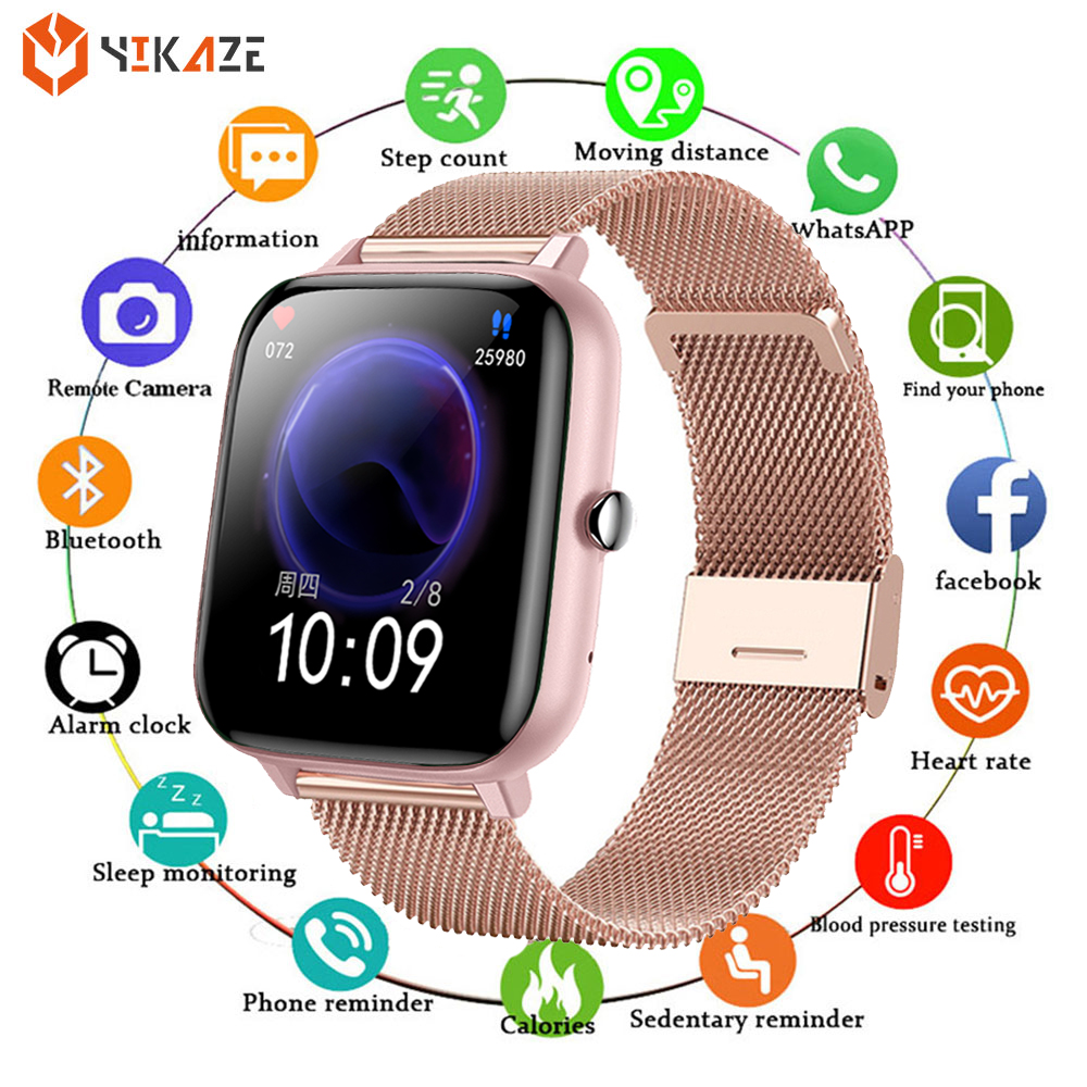 2021 P6 Smart Watch Men Women Full Touch Blood Pressure Monitor Fitness Tracker Whatsapp Smartwatch Watch For Android IOS PK P8g, Black
2021 P6 Smart Watch Men Women Full Touch Blood Pressure Monitor Fitness Tracker Whatsapp Smartwatch Watch For Android IOS PK P8g, Black