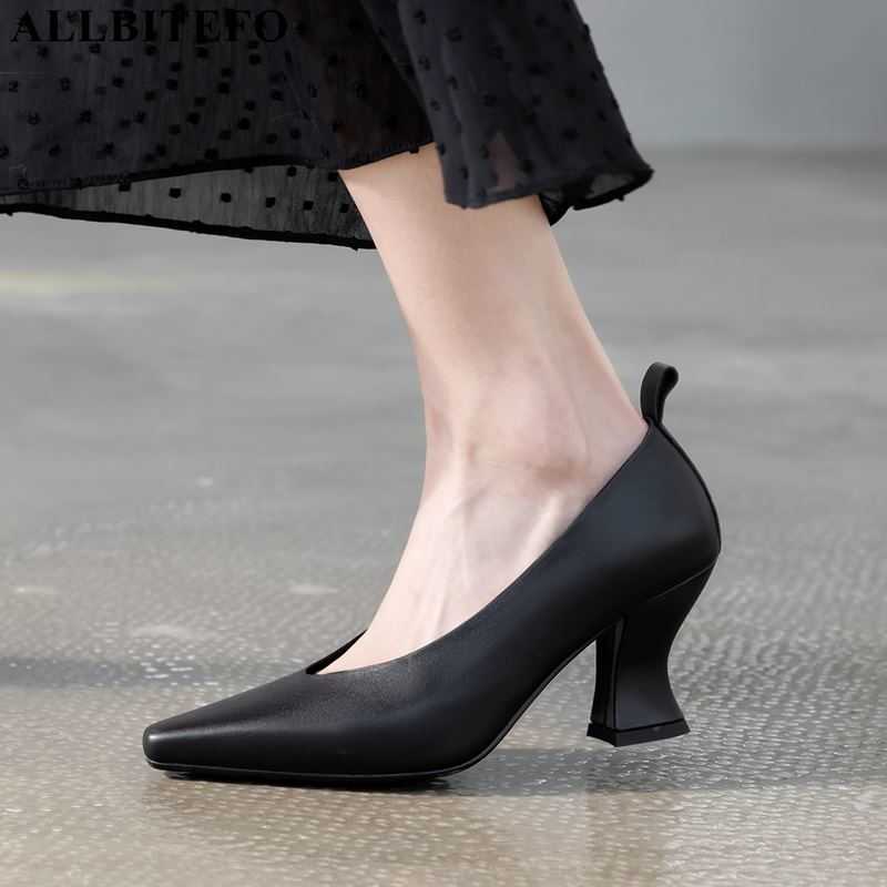 ALLBITEFO high quality genuine leather brand high heels party women shoes women high heel shoes spring women heels girls shoes 210611, As picture
ALLBITEFO high quality genuine leather brand high heels party women shoes women high heel shoes spring women heels girls shoes 210611, As picture
