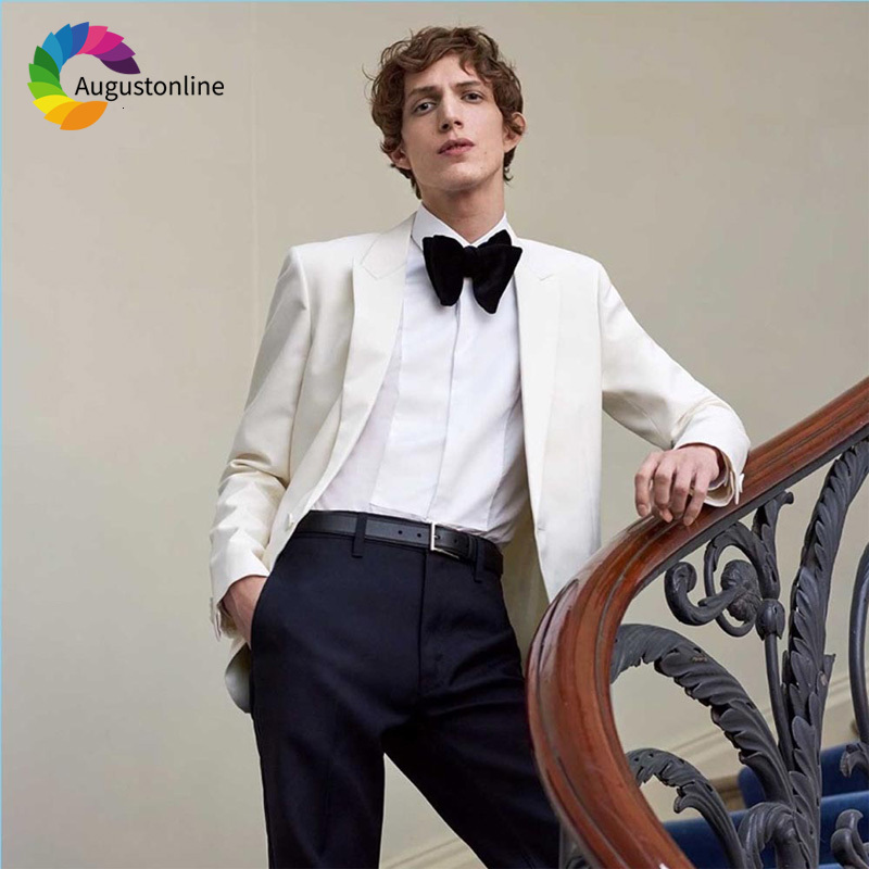 Men's Suits & Blazers White Slim Fit Wedding for Men Groom Wear Terno Tuxedos 2 Pieces (Jacket+Pants) Peaked Lapel Groomsman Costu
Men's Suits & Blazers White Slim Fit Wedding for Men Groom Wear Terno Tuxedos 2 Pieces (Jacket+Pants) Peaked Lapel Groomsman Costu