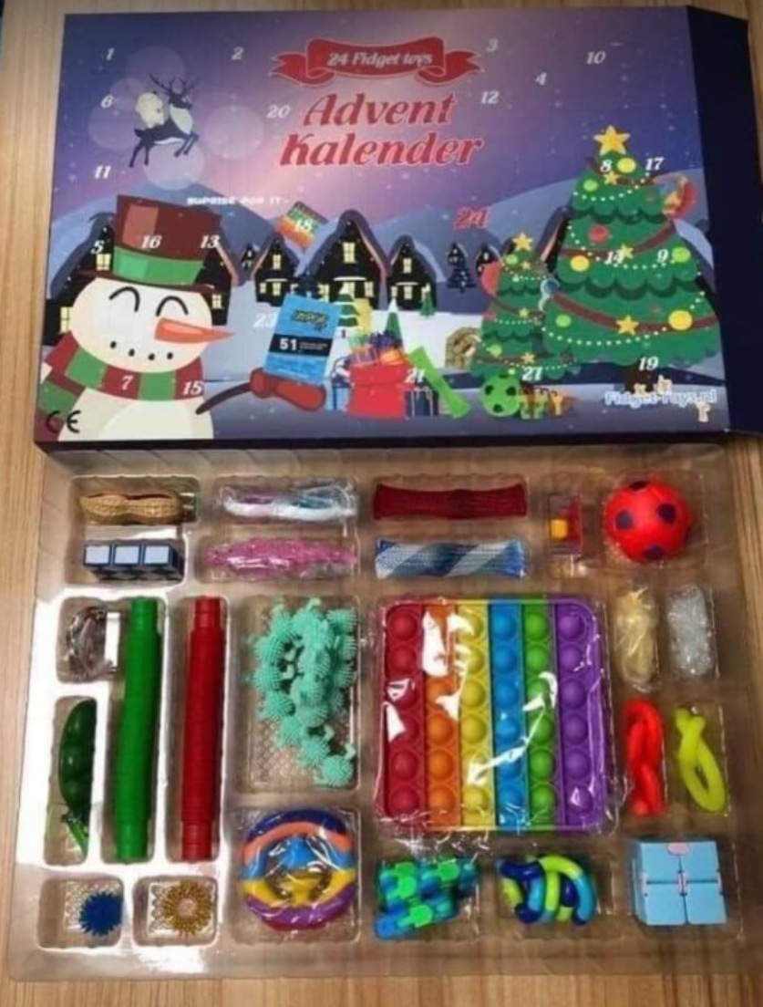 New! Fidget Toys Christmas Blind Box 24 Days Advent Calendar Christmas Kneading Music Gift Box Christmas Countdown 2021 Children's gifts FY4807
New! Fidget Toys Christmas Blind Box 24 Days Advent Calendar Christmas Kneading Music Gift Box Christmas Countdown 2021 Children's gifts FY4807
