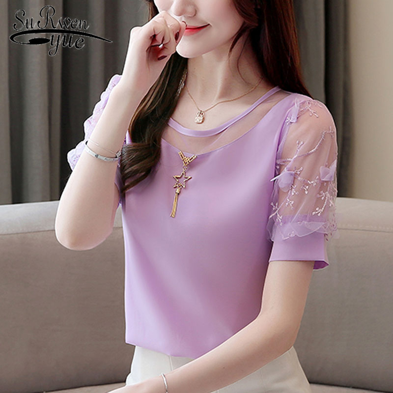 Pink Shirts Solid Puff Sleeve Fashion Women Blouse and Tops Plus Size Summer Ladies Chiffon 3655 50 210521, Blue
Pink Shirts Solid Puff Sleeve Fashion Women Blouse and Tops Plus Size Summer Ladies Chiffon 3655 50 210521, Blue