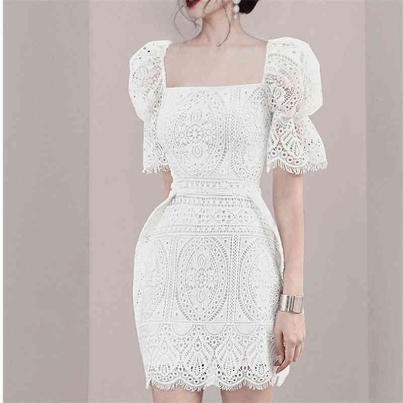 Female Elegant White Lace Party Dress Women Summer Puff Sleeve Vintage High Quality Runway Dresses Vestidos 210520, Photo color
Female Elegant White Lace Party Dress Women Summer Puff Sleeve Vintage High Quality Runway Dresses Vestidos 210520, Photo color