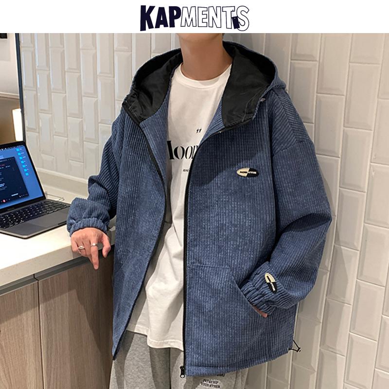 Men's Jackets KAPMENTS Men Harajuku Solid Hooded Varsity Jacket 2022 Mens 3 Colors Oversized Streetwear Windbreaker Male Fashion Casual Coat, Black;brown
Men's Jackets KAPMENTS Men Harajuku Solid Hooded Varsity Jacket 2022 Mens 3 Colors Oversized Streetwear Windbreaker Male Fashion Casual Coat, Black;brown