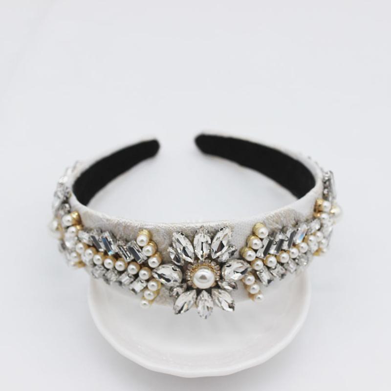 Hair Clips & Barrettes Wedding Accessories Luxury White Crystal Headband Rhinestone Crown Flower Baroque Headbands Hairband For Women Tiaras, Golden;silver
Hair Clips & Barrettes Wedding Accessories Luxury White Crystal Headband Rhinestone Crown Flower Baroque Headbands Hairband For Women Tiaras, Golden;silver