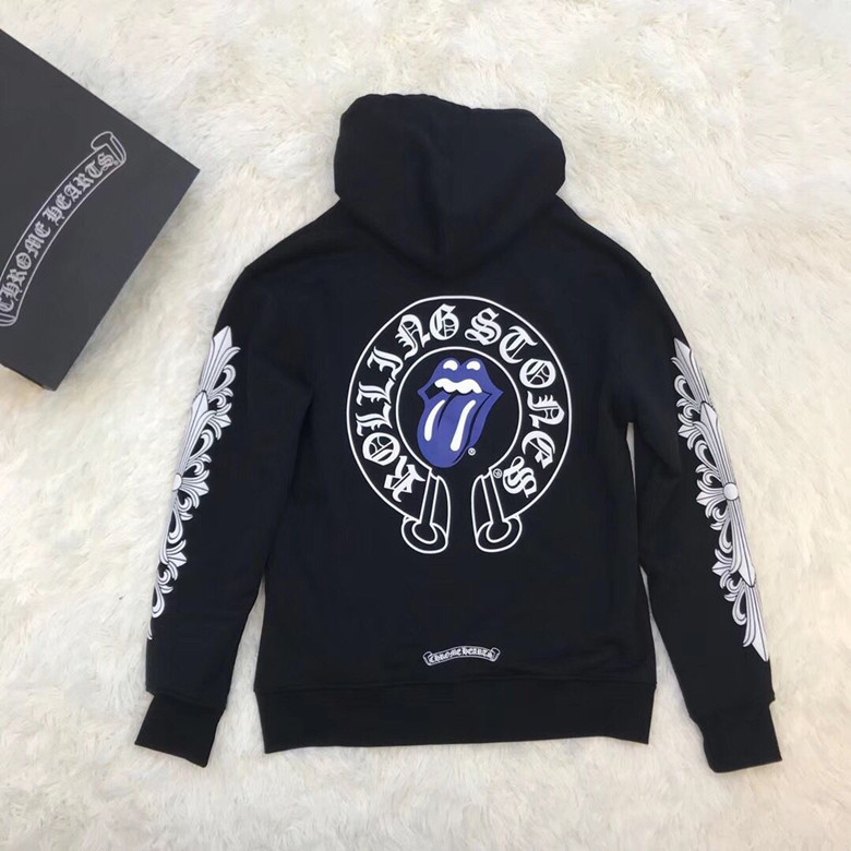 Hearts/chrome Autumn and Winter New Crosin Men's and Women's Sweater Coat Thickened Zipper Hoodie Tongue Horseshoe Printing Os Loose, Black
Hearts/chrome Autumn and Winter New Crosin Men's and Women's Sweater Coat Thickened Zipper Hoodie Tongue Horseshoe Printing Os Loose, Black