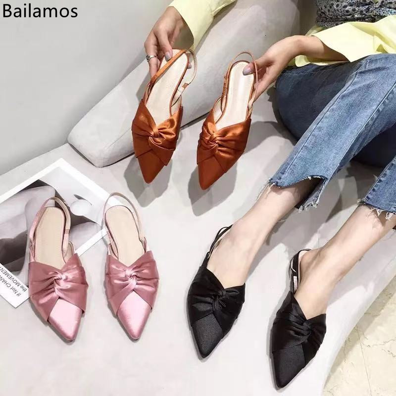 Dress Shoes Bailamos 2021 Fashion Outdoor Slides Women Silk Pointed Toe Back Strap Flats Slippers Ladies For Woman Elegant Mules L, Pink
Dress Shoes Bailamos 2021 Fashion Outdoor Slides Women Silk Pointed Toe Back Strap Flats Slippers Ladies For Woman Elegant Mules L, Pink