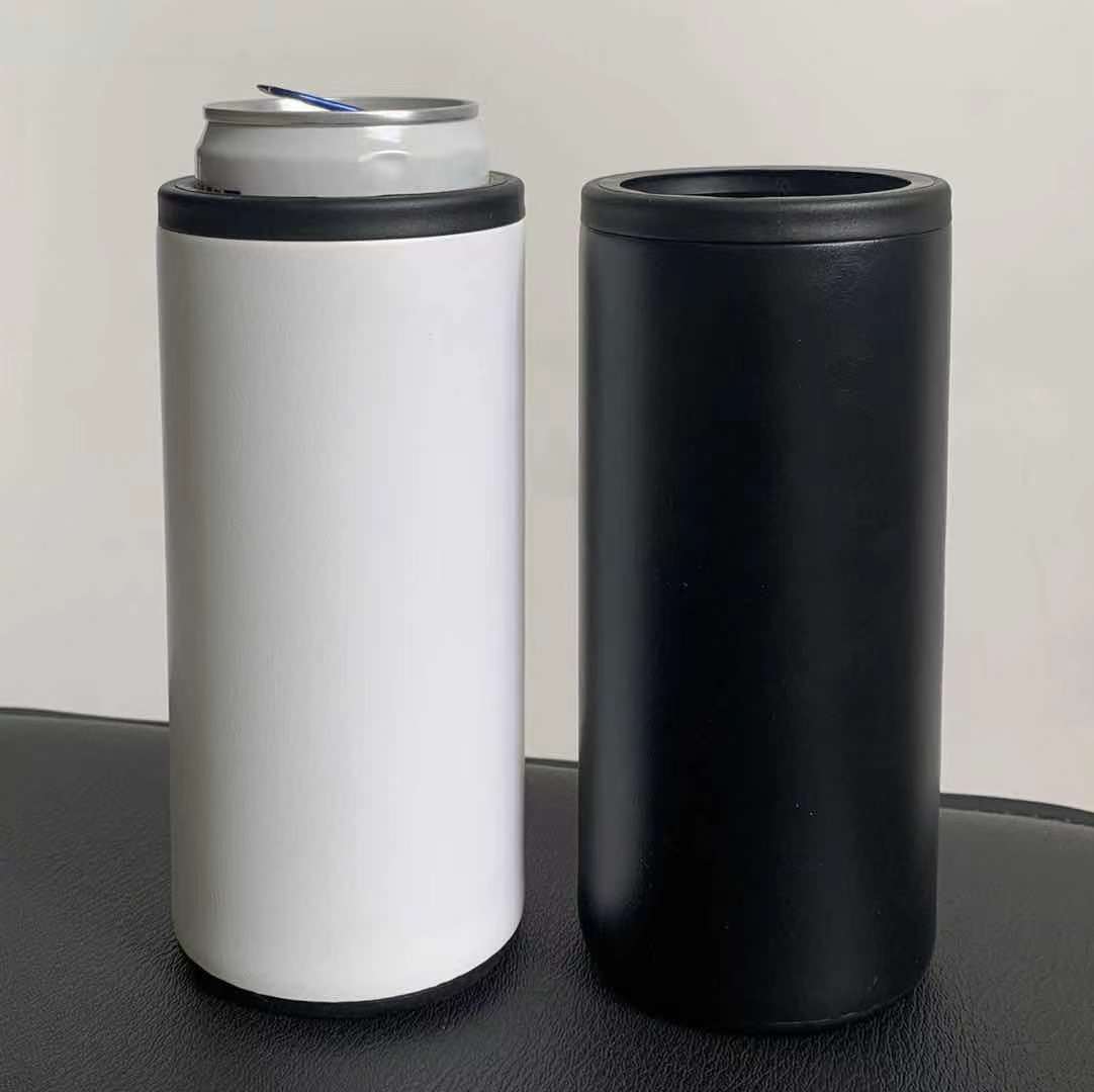 12oz Sublimation Cola Cans Cooler Stainless Steel Tumbler Insulator double wall vacuum Beer Holder for standard 330ml Can keep it cold AAA, As picture
12oz Sublimation Cola Cans Cooler Stainless Steel Tumbler Insulator double wall vacuum Beer Holder for standard 330ml Can keep it cold AAA, As picture