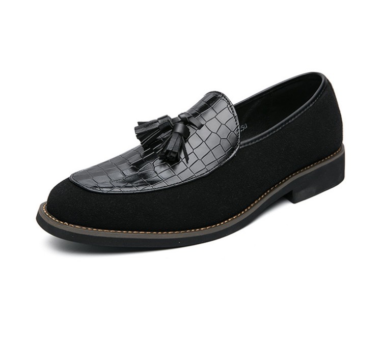 Handmade Patent Leather and Suede Mens Dress Shoes Wedding Party Formal Tassel Penny Loafers designer Men Shoe, Black
Handmade Patent Leather and Suede Mens Dress Shoes Wedding Party Formal Tassel Penny Loafers designer Men Shoe, Black