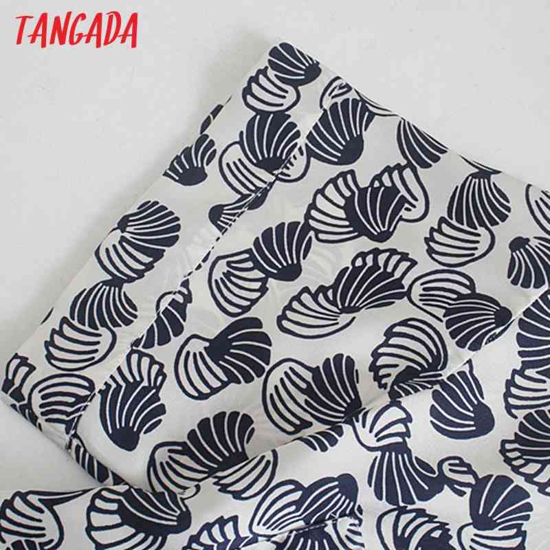 Women Retro Print Loose Crop Short Sleeve Summer Chic Female Holiday Shirt Tops 4N04 210416