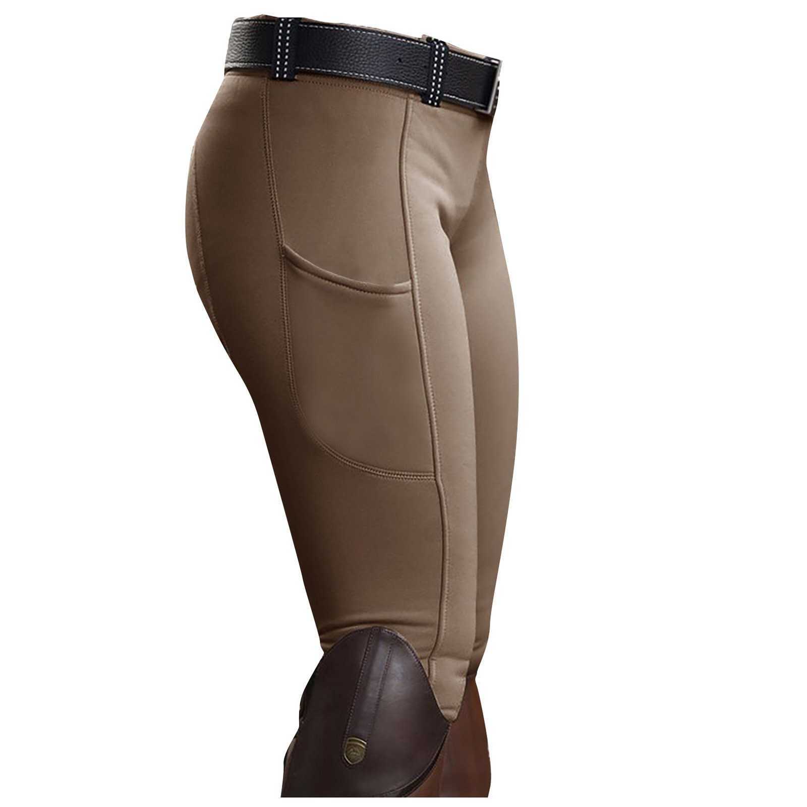 High Quality Pants For Women Horse Riding Equestrian Breeches Exercise High Waist Sports Pants pantalones de mujer Q0801