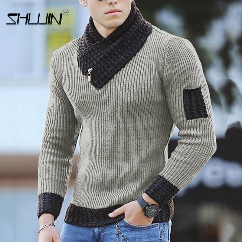 Men' Sweaters Man Streetwear Clothes Turtleneck Sweater Men Long Sleeve Knitted Pullovers Autumn Winter Soft Warm Basic 2021, Gray
Men' Sweaters Man Streetwear Clothes Turtleneck Sweater Men Long Sleeve Knitted Pullovers Autumn Winter Soft Warm Basic 2021, Gray
