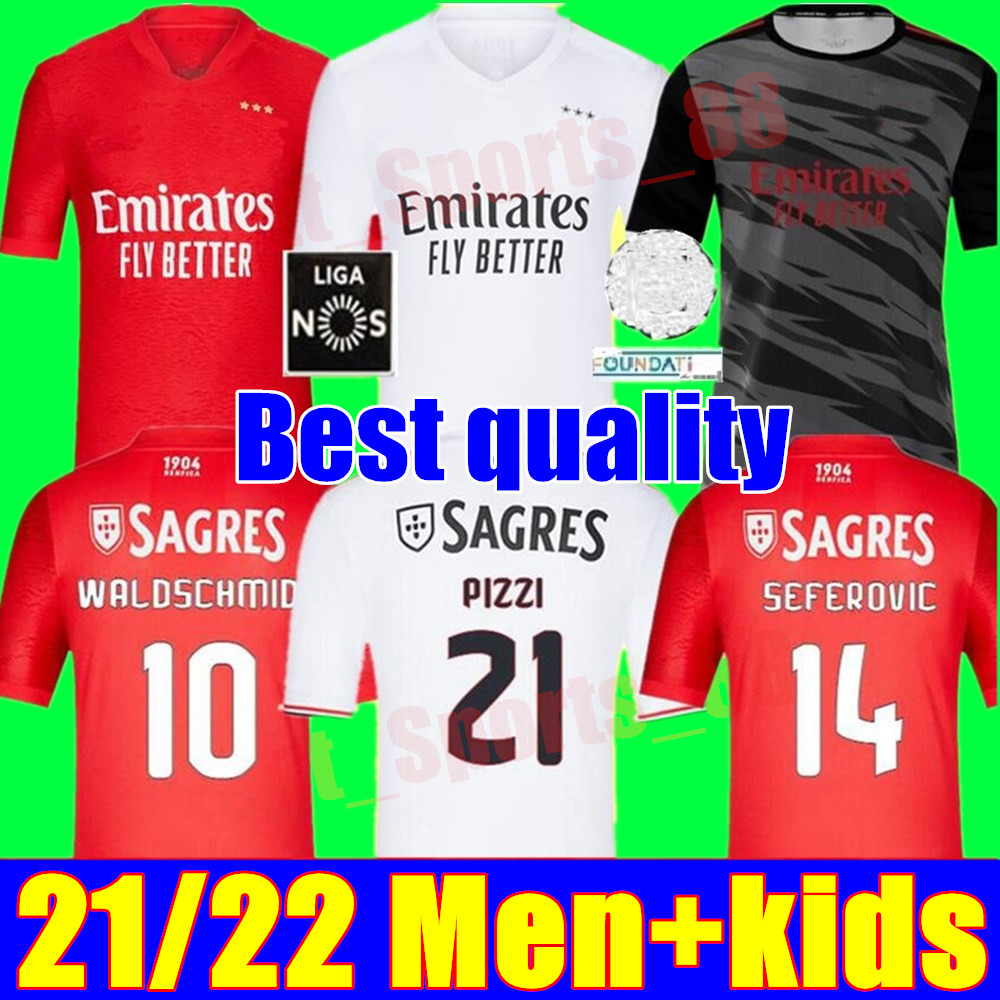 21 22 FC Benfica soccer jersey SEFEROVIC WALDSCHMIDT EVERTON PIZZI RAFA DARWIN G.RAMOS 2021 2022 Home away 3rd adult Men + kids kit Football shirts, Adult away+champion patch
21 22 FC Benfica soccer jersey SEFEROVIC WALDSCHMIDT EVERTON PIZZI RAFA DARWIN G.RAMOS 2021 2022 Home away 3rd adult Men + kids kit Football shirts, Adult away+champion patch