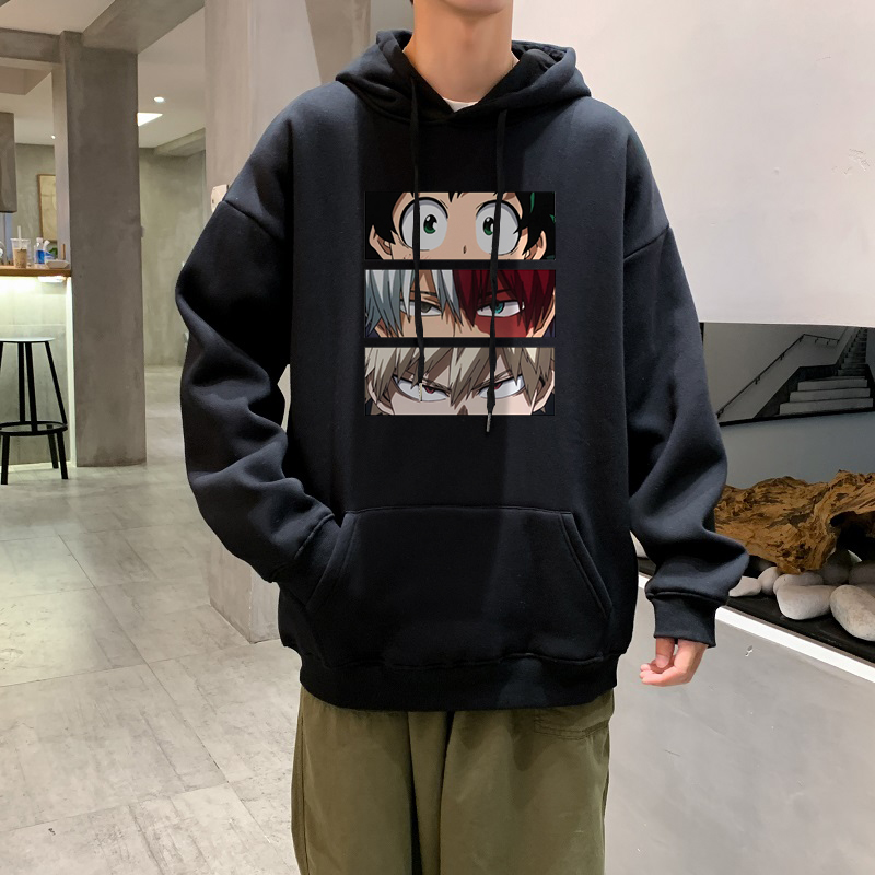 My Hero Academia Hoodies Mens Casual oversized Sweatshirts Japanese Cartoon Loose Hoodie Comfortable Creativity Streetwear Male, Black
My Hero Academia Hoodies Mens Casual oversized Sweatshirts Japanese Cartoon Loose Hoodie Comfortable Creativity Streetwear Male, Black